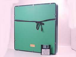 サイズ480x480x55mm 木製 表面=ガラス入り